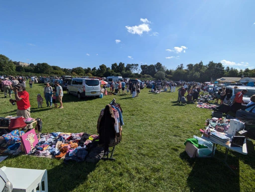 Cars, stalls and shoppers across Clifton Car Boot Sale. Source: https://www.cliftoncarboot.com/wp-content/uploads/2025/05/IMG-20250508-WA0013-1024x769.jpg