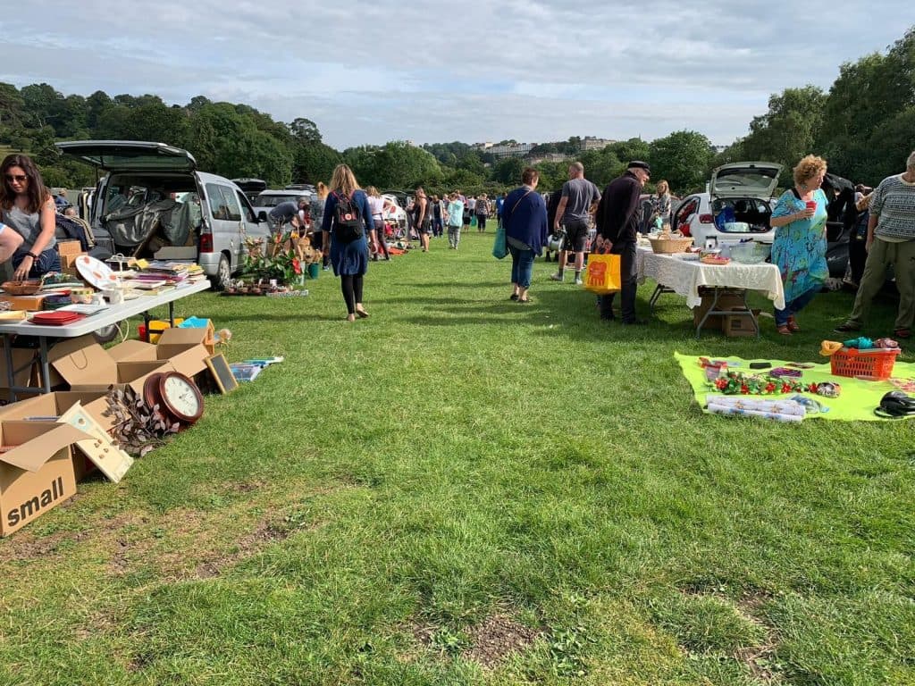 Shoppers browsing rows of stalls at Clifton Car Boot Sale. Source: https://www.cliftoncarboot.com/wp-content/uploads/2025/05/IMG-20250508-WA0009-1024x768.jpg