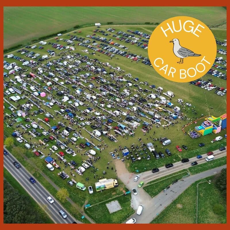Official aerial view of the Strawberry Fields car boot and market site. Source: https://www.skirlingtonmarket.com/strawberry-fields-car-boot.html