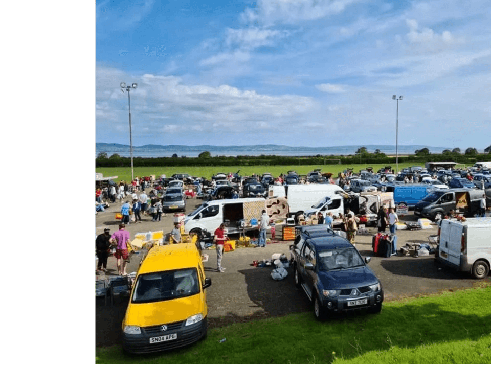 Cars, vans, stalls and shoppers at The Vale Centre Car Boot Sale in Greysteel. Source: https://thevalecentre.co.uk/carboot-sale